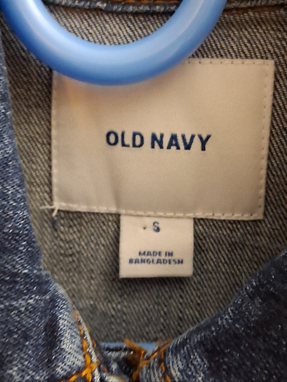 Old Navy Women's Size Small Distressed Denium Trucker Jacket - Picture 2 of 14